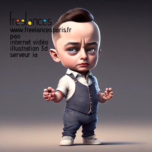 Pao mise en page internet vidéo illustration 3d serveur image IA générative AI freelance paris studio de création magazines 90QI4XI1